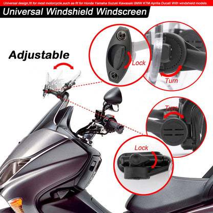 Adjustable Clip-On Windshield Extension for F3 (2015-2023)