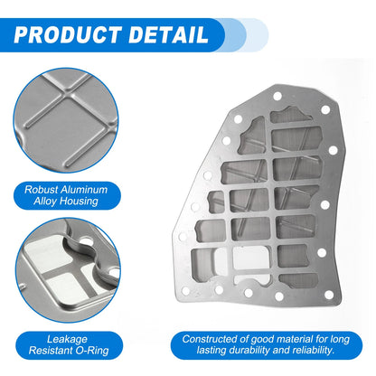Transmission Fluid Filter Oil Pan for Chevrolet (Fits JR405E)