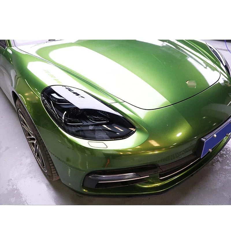 Car Smoke Black TPU Headlight Sticker Protect Film Fit For Porsche Macan 718