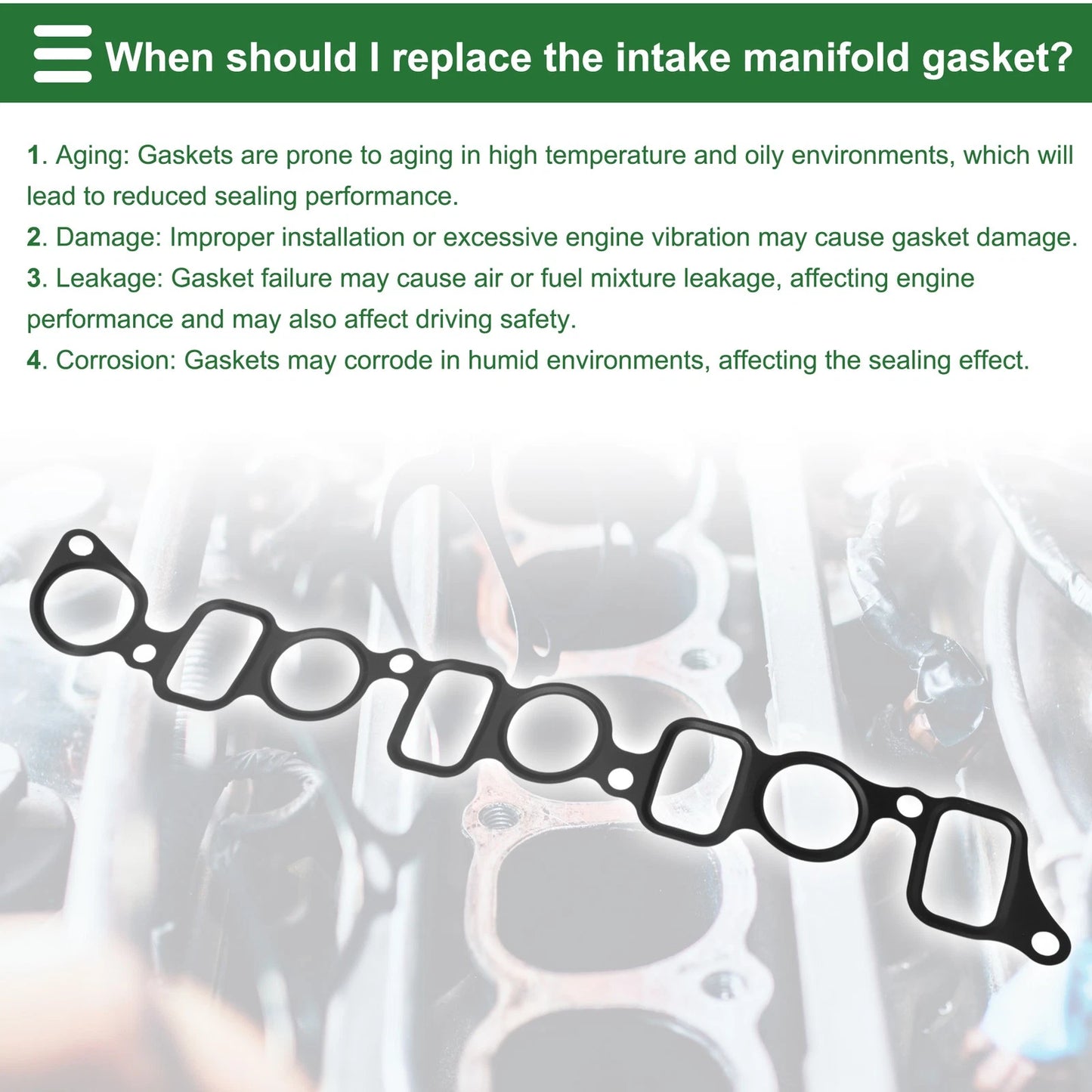 Intake Manifold Gasket for Toyota Hilux (2004)