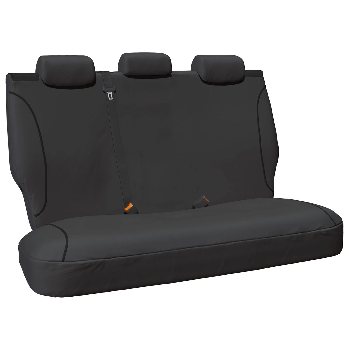 Grey Canvas Tailor Made Rear Seat Cover for Ford Ranger PX (2011-2015)