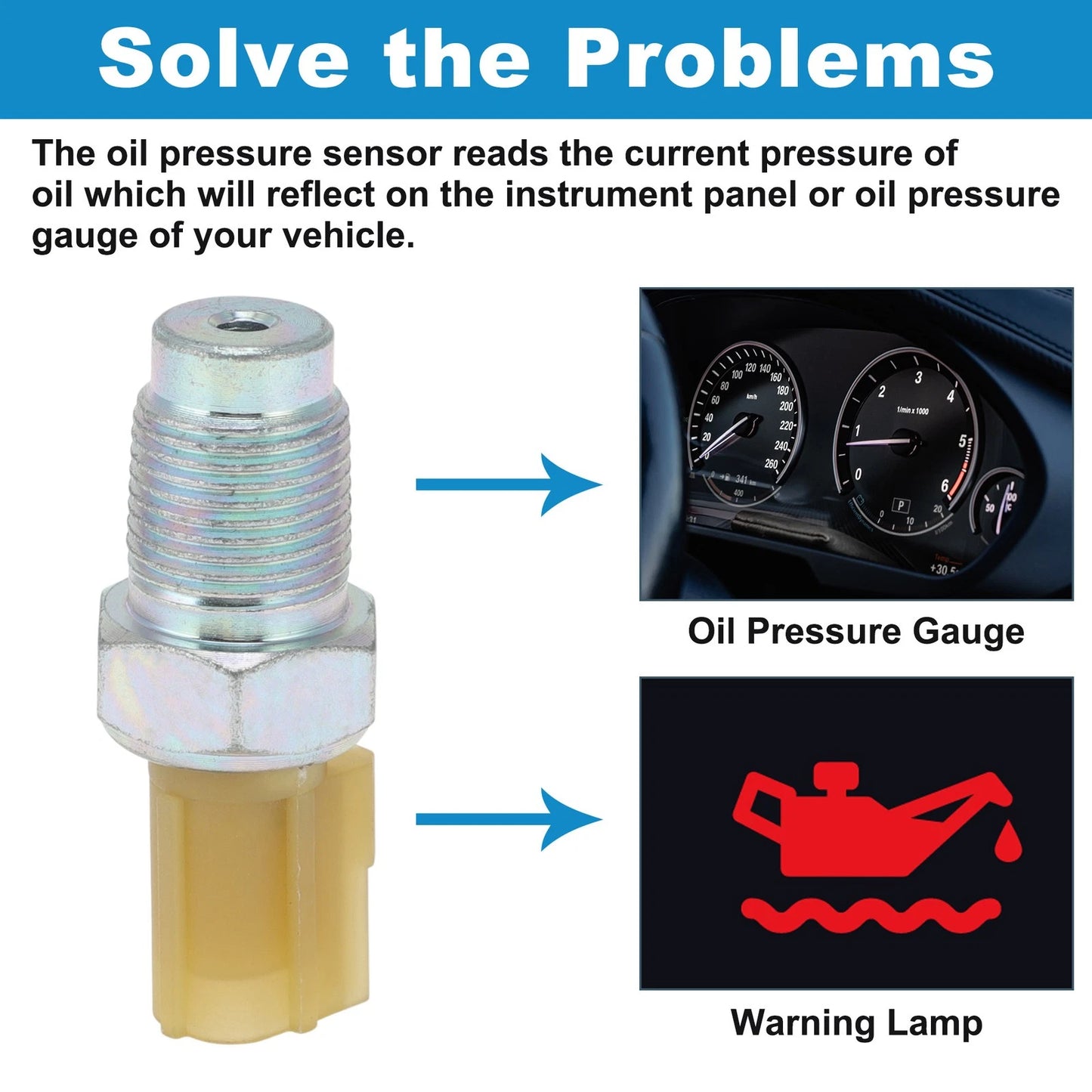 PS480 Oil Pressure Sensor for Ford Escape Fusion Mercury Mariner Lincoln