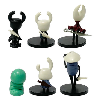 6pcs Hollow Knight Action Figures Collectible Statues Ornaments