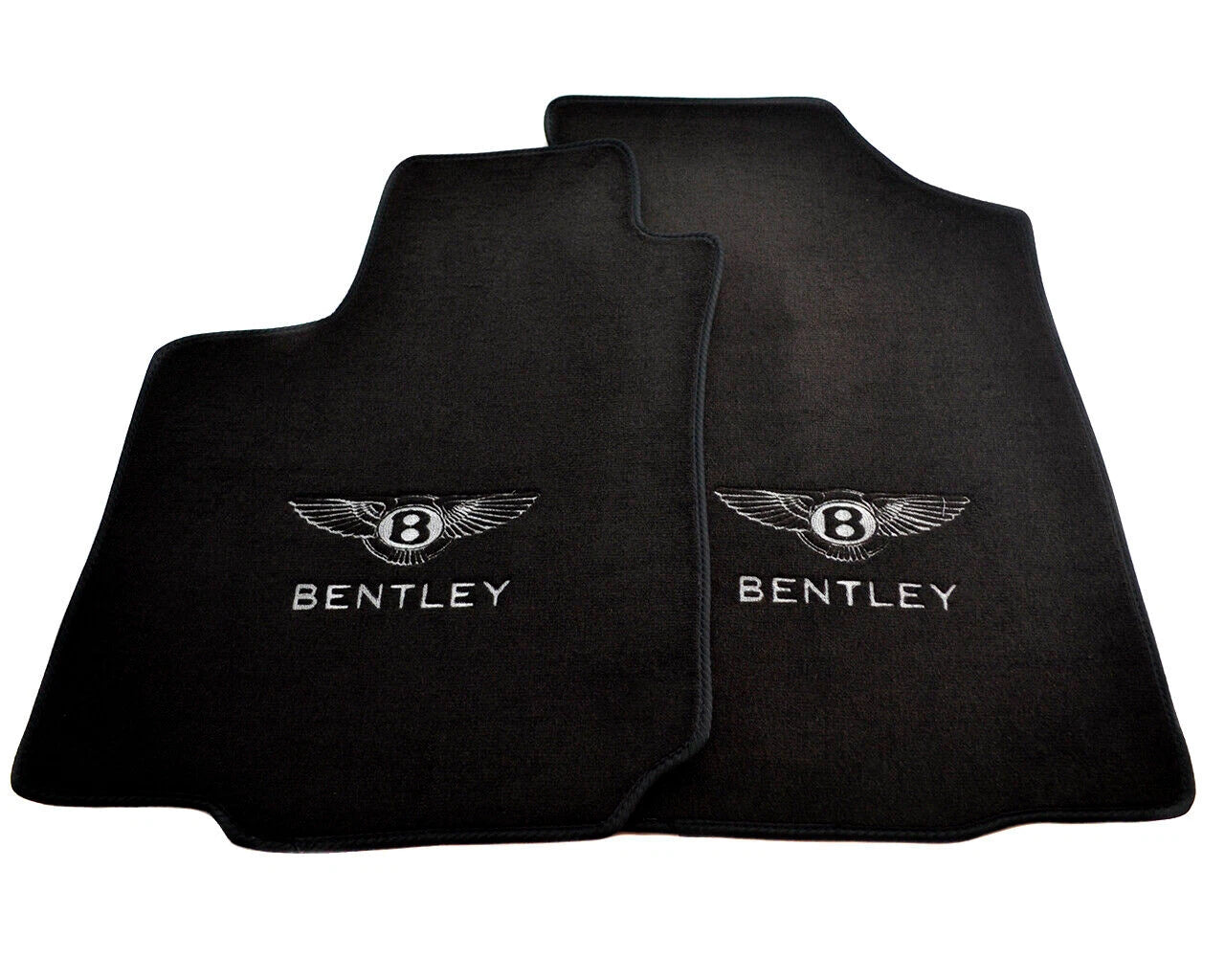 Tailored Black Floor Mats for Bentley Flying Spur