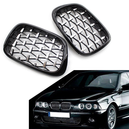 Honeycombe Mesh Front Bumper Grille for BMW E39 5-Series (1999-2003)