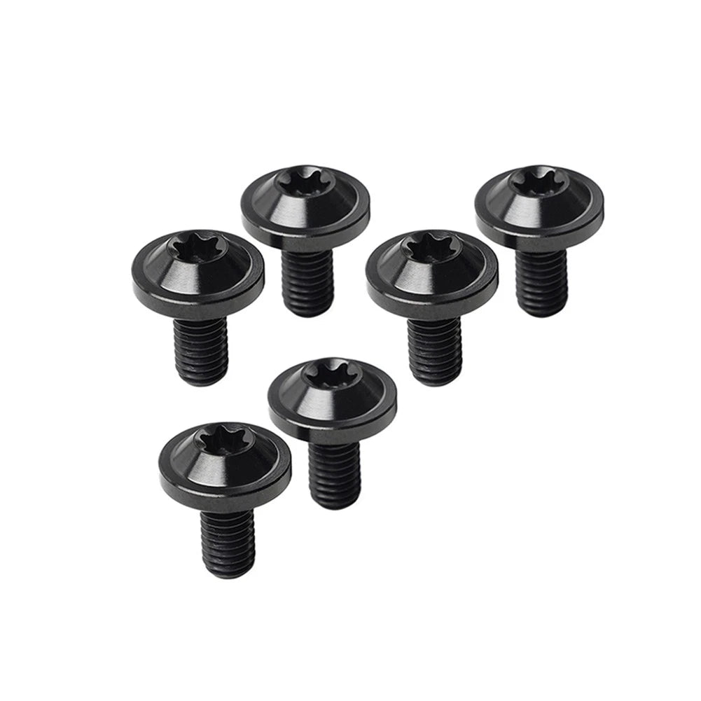6pcs M6x10mm Titanium Alloy Torx Head Bolts for Bike Motorcycle