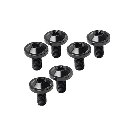 6pcs M6x10mm Titanium Alloy Torx Head Bolts for Bike Motorcycle