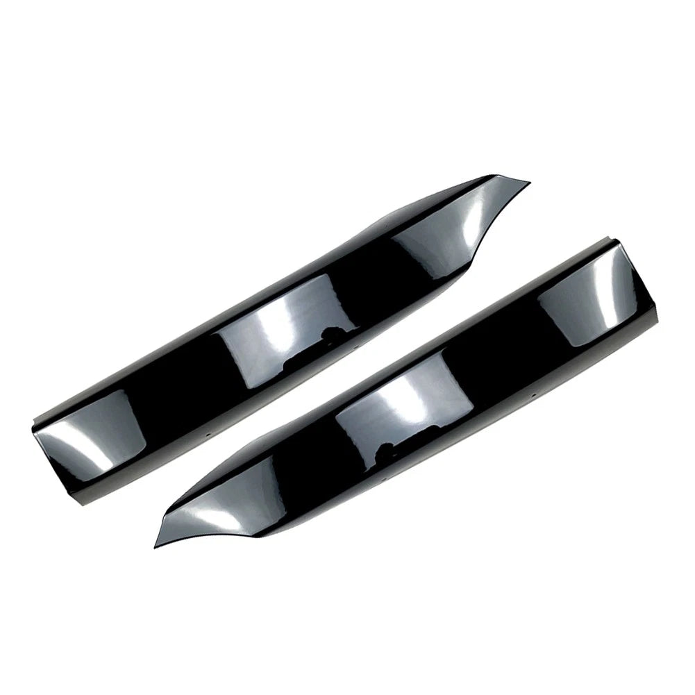 Gloss Black Front Bumper Side Spoiler Lip for BMW 1 Series E82 E88 (08-13)