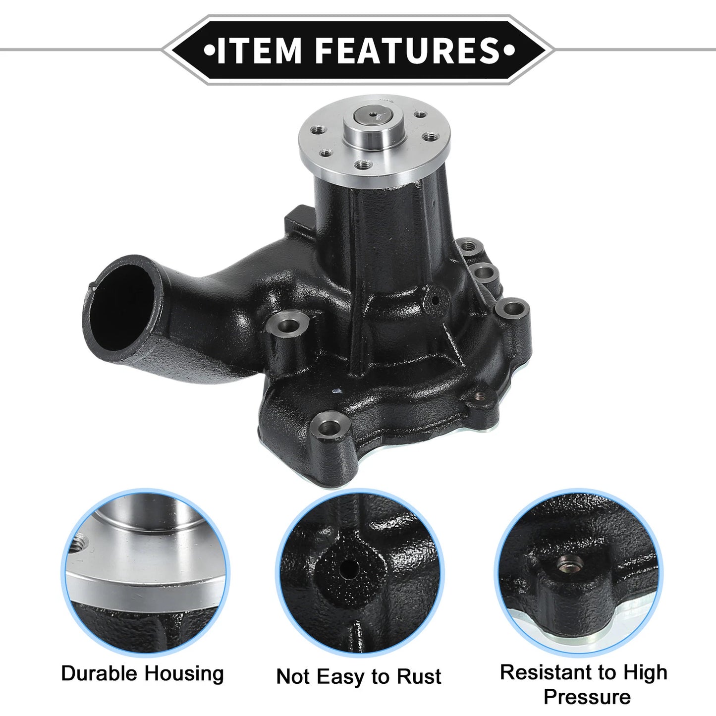 Water Pump with Gasket for Isuzu 6BD1