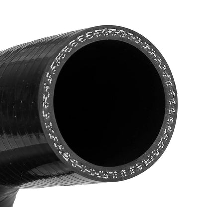90 Degree Elbow Reducer Silicone Hose for Turbo - Black (Fits Various Models)