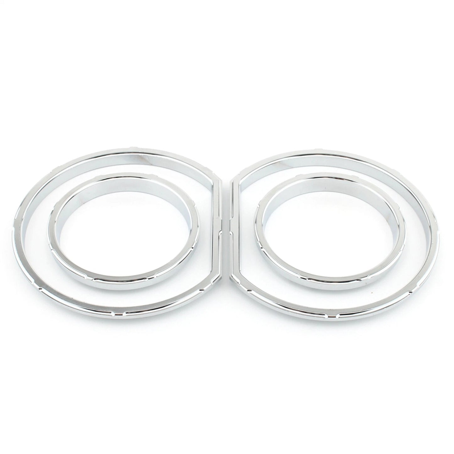 4 x Chrome Gauge Bezel Kit for Harley Street Glide (2014 - present)