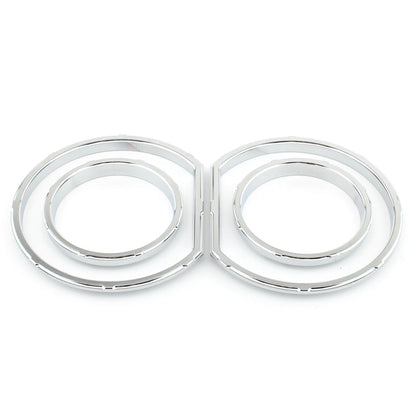 4 x Chrome Gauge Bezel Kit for Harley Street Glide (2014 - present)