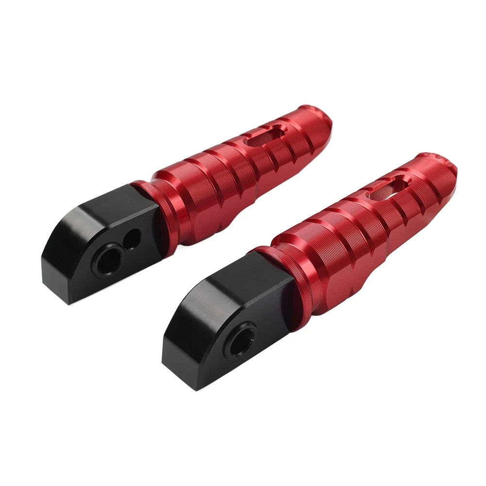 Red Rear Passenger Foot Pegs for Trident 660, Street Triple 765 (2021-2024)