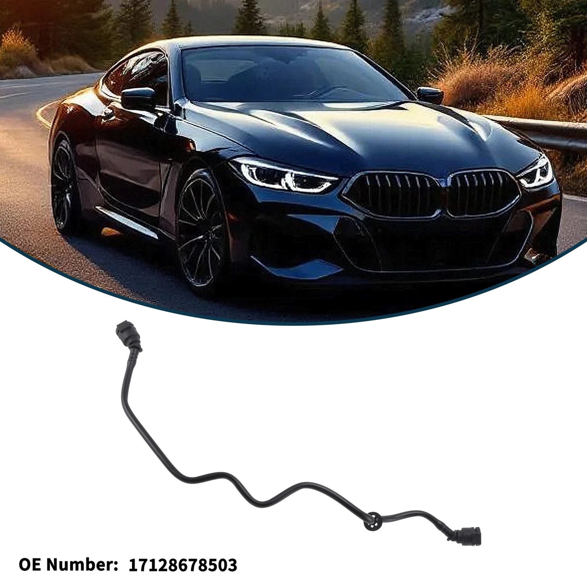 Radiator Hose for BMW 840i xDrive Coolant Pipe (2021-2022)