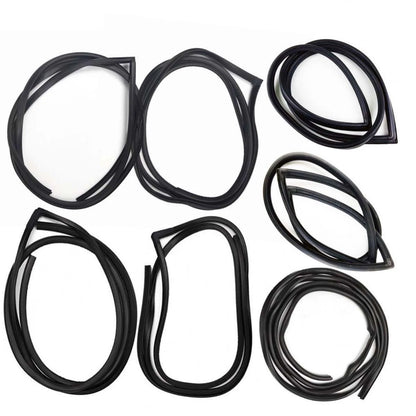 Windshield w Vent Weatherstrip Rubber Set 7 Fits Datsun Bluebird 510 4D 67-72