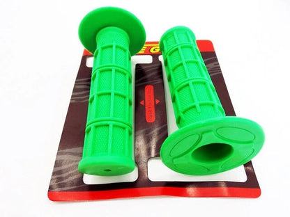 Yamaha MX Enduro Trail Green Hand Grip Set Left Right Pair Handlebar Grips