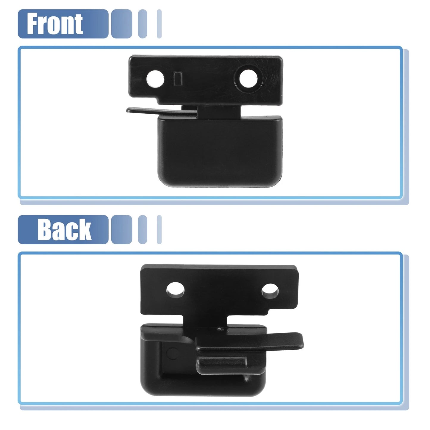 Armrest Latch Lid for Honda Accord (2003-2007) Black Plastic