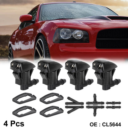 4pcs Front Windshield Washer Nozzle for Toyota Sienna Solara Corolla