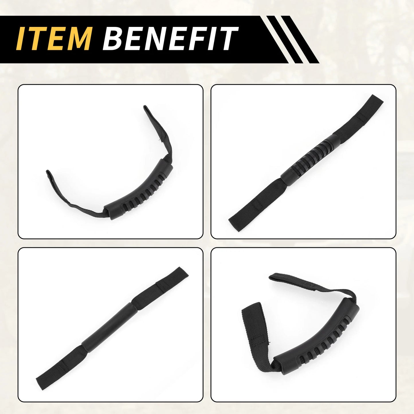 Headrest Grab Handles for Jeep Wrangler (2007-2023)
