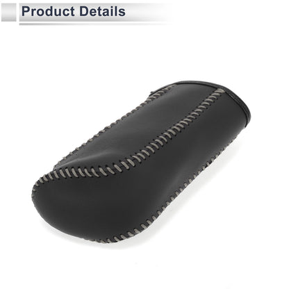 Gear Shift Knob Cover for Nissan Tiida 2004-2012 Black Grey Faux Leather