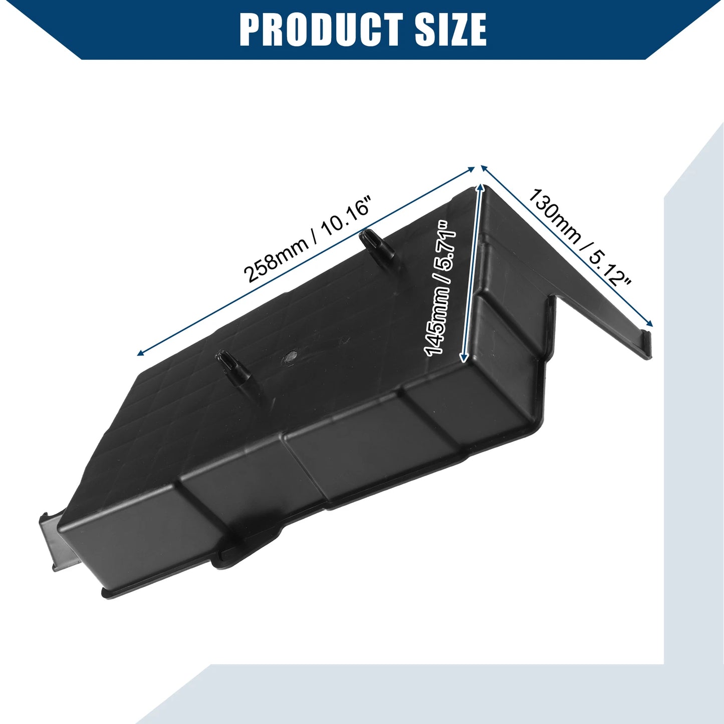 Inner Tray Under Battery for Honda H-RV (2016-2020) - Durable Plastic Black