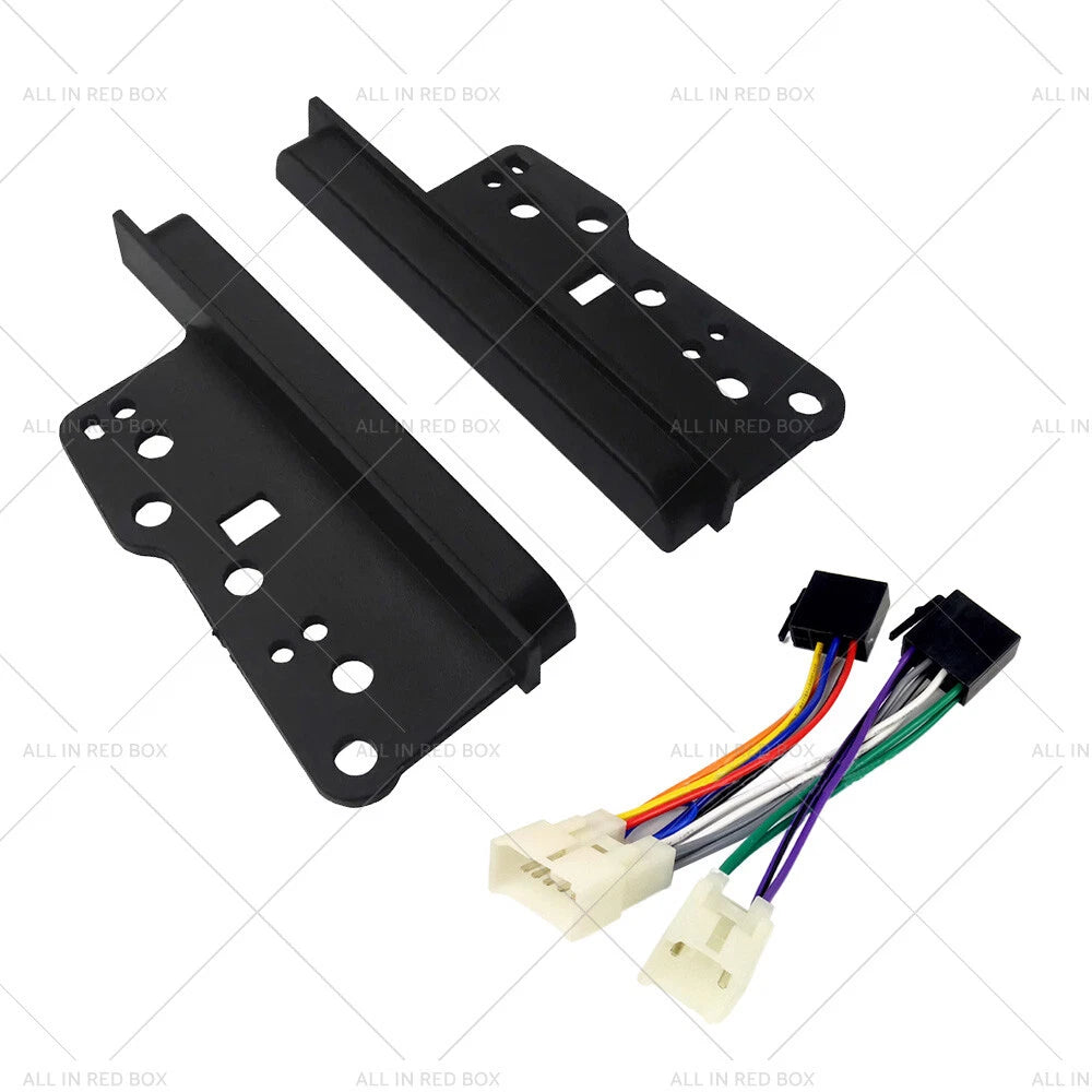 Double Din Dash Facia Kit + ISO Wiring Harness for Toyota