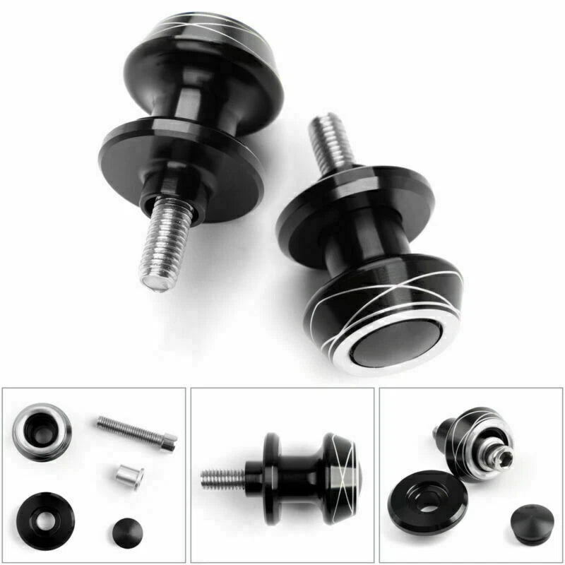 8mm Moto CNC Stand Mounts for Suzuki Honda Silver AH