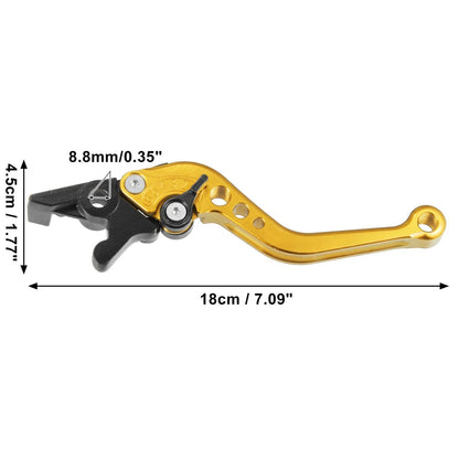 Brake Clutch Levers for Honda CBR300R Gold Tone Aluminum Alloy 2 x (2016-2019)