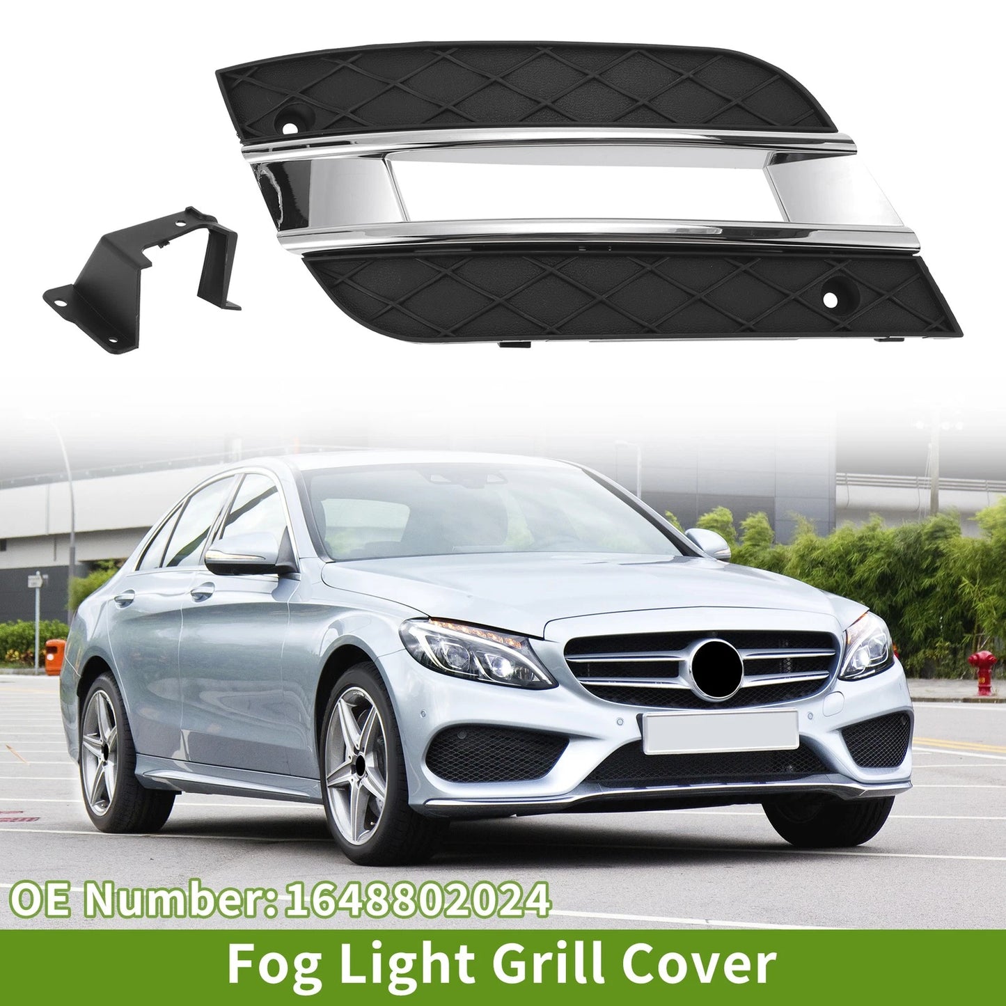 Front Right Fog Light Grill for Mercedes Benz ML450 (2009-2011)