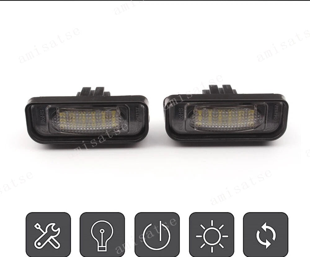 LED License Plate Light for Benz W220 S320 S420 S430 (1999-2005)