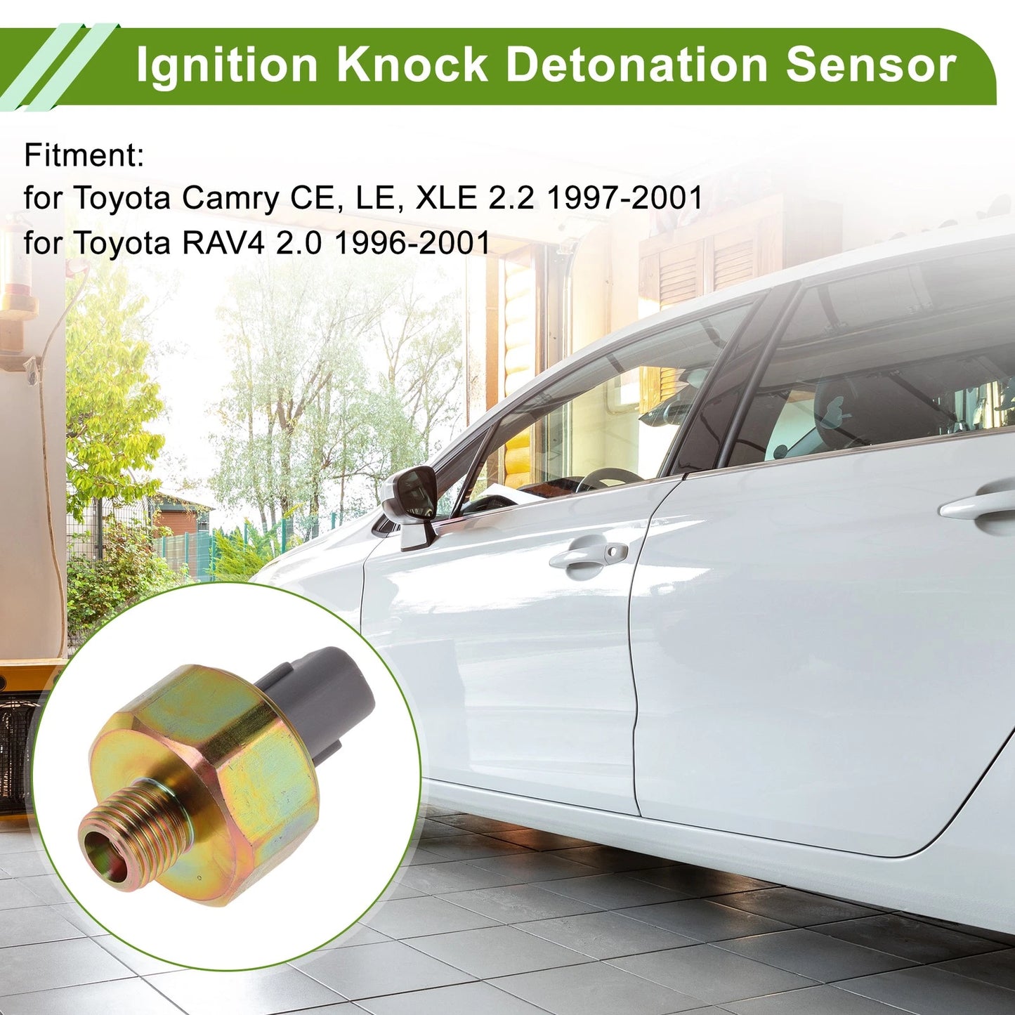 1 Pc Ignition Knock Detonation Sensor for Toyota Camry (1997–2001)