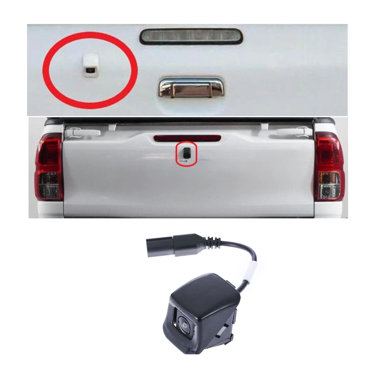 Rear View Tailgate Reverse Camera for Toyota Hilux (2005-2015)