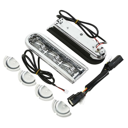 Chrome LED Inserts Saddlebag Light for Harley Touring FLHX (2014-2024)