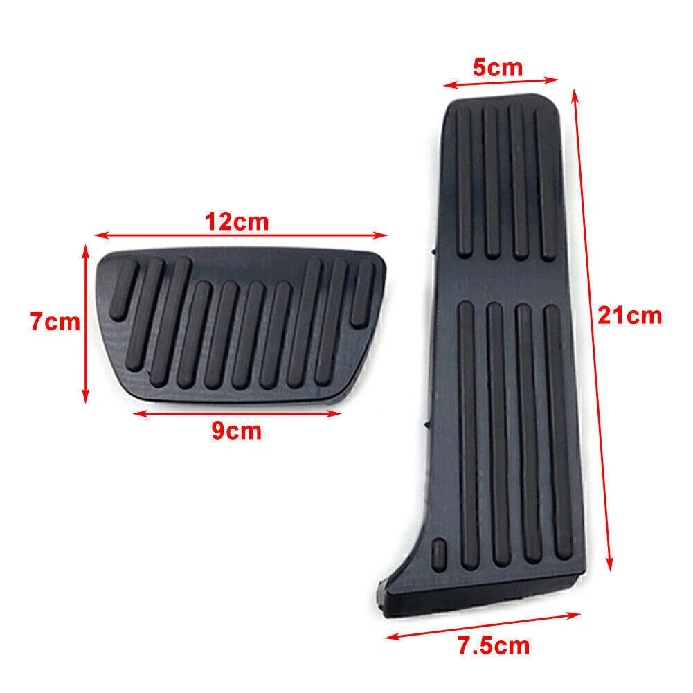 Silver Gas Brake Foot Pedal Covers for Toyota Camry (2018-2020)  pcs