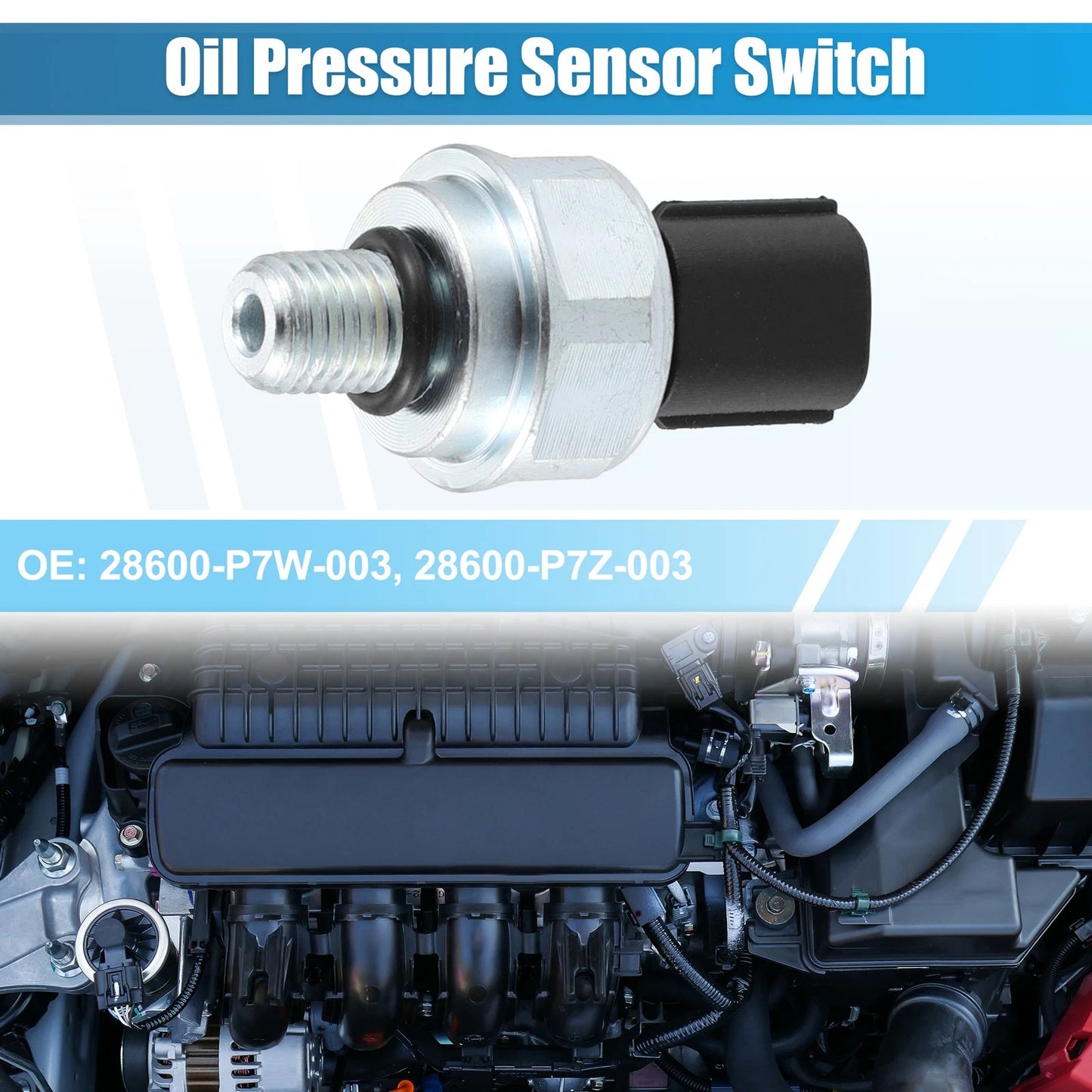 2x Engine Oil Pressure Sensor Switch for Acura