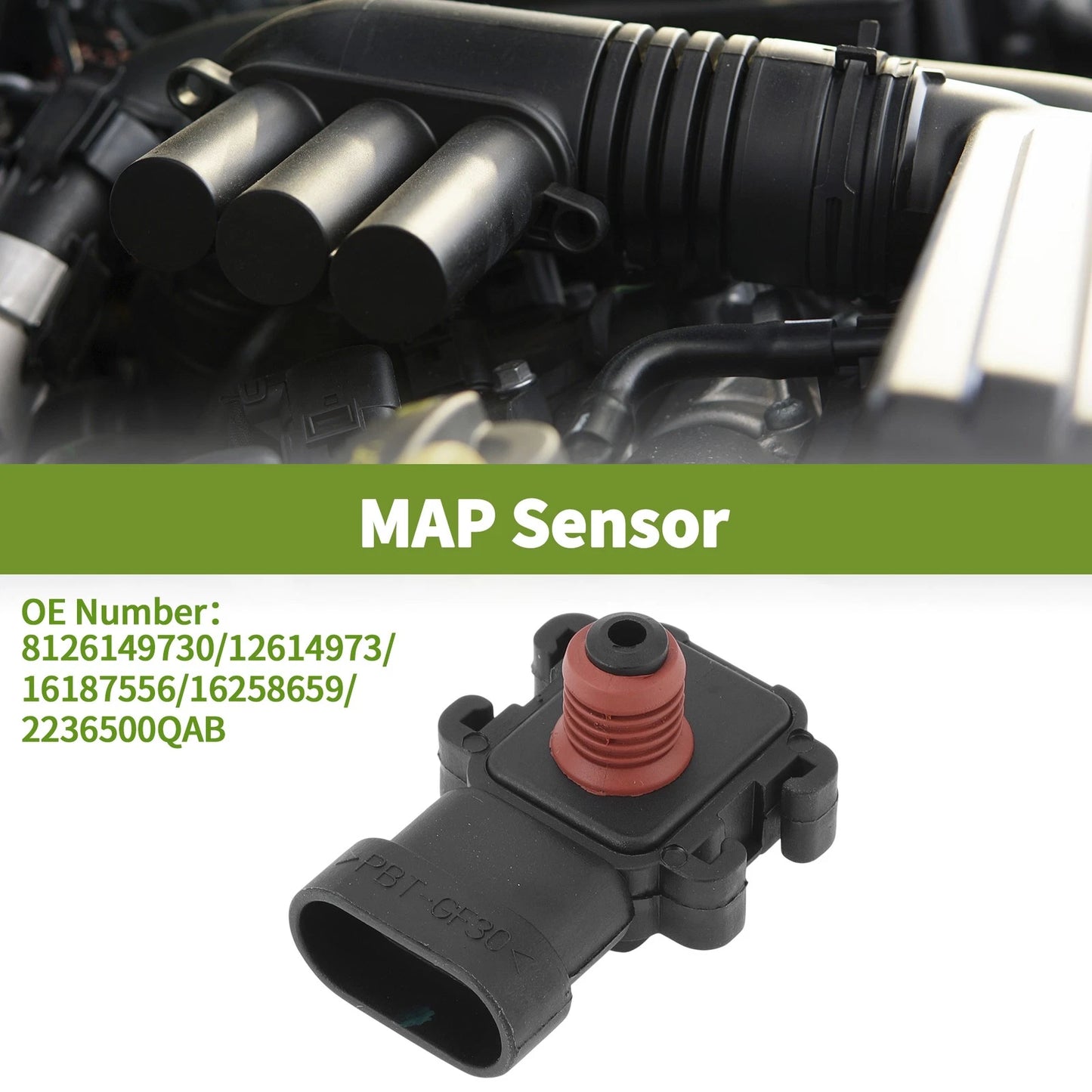 Manifold Pressure Sensor for CHEVROLET SILVERADO 3500 (2002 - 2007)