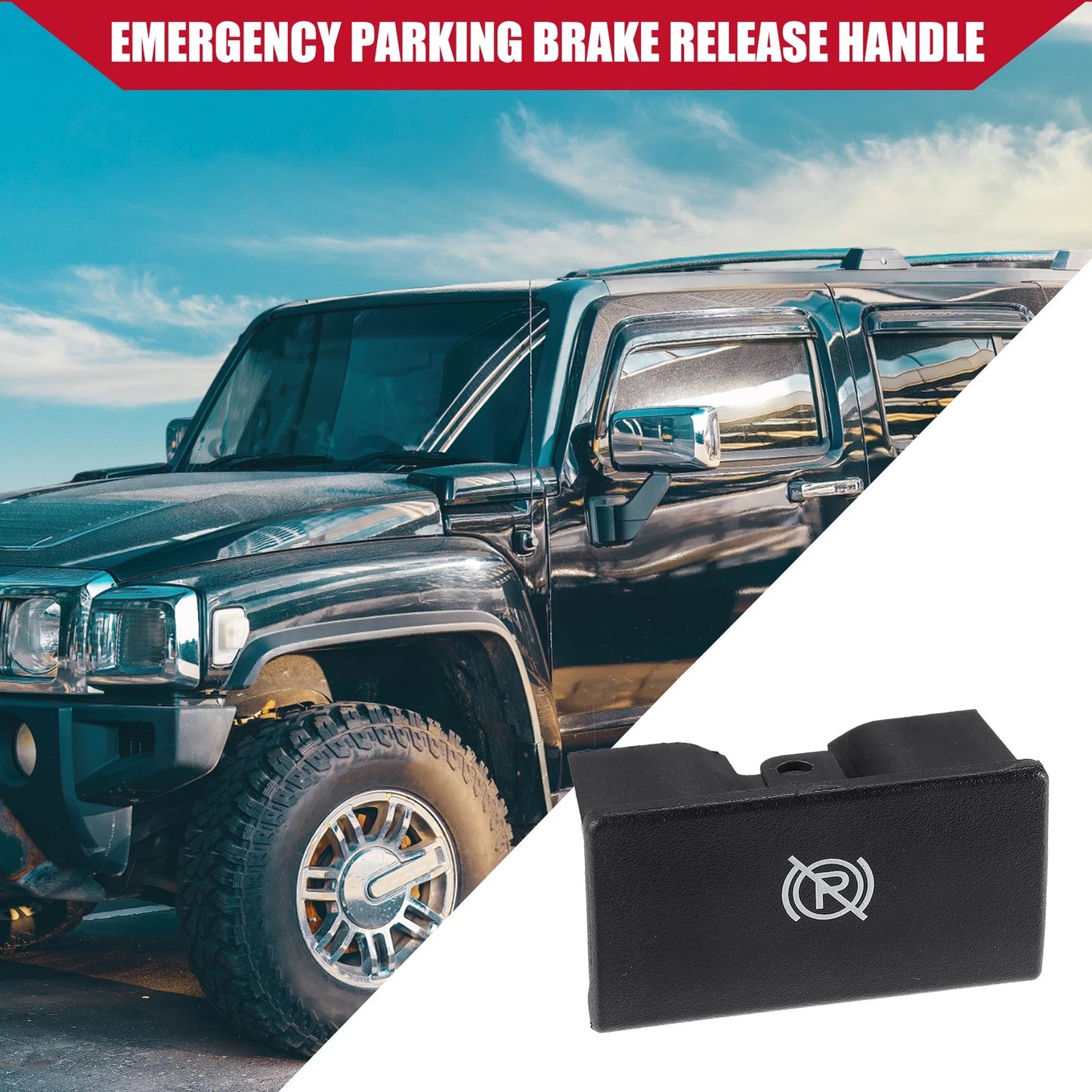 Parking Brake Release Handle Black for Chevrolet Colorado (2004-2012)
