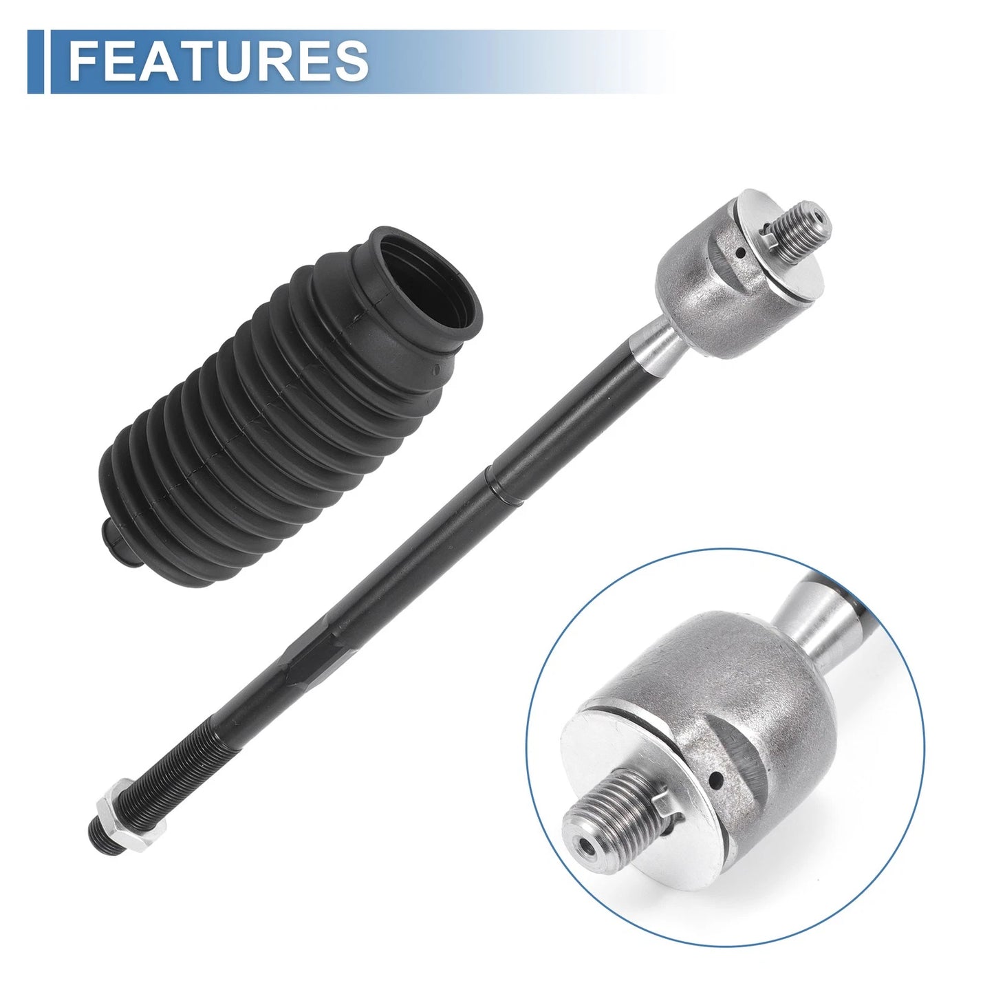 4 x Front Inner Tie Rod End Links for Chrysler 300 (2011-2014)