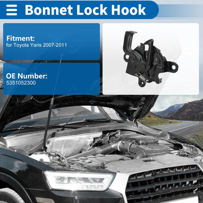 Hood Latch Assembly for Toyota Yaris (2007-2011) 1 x Pcs