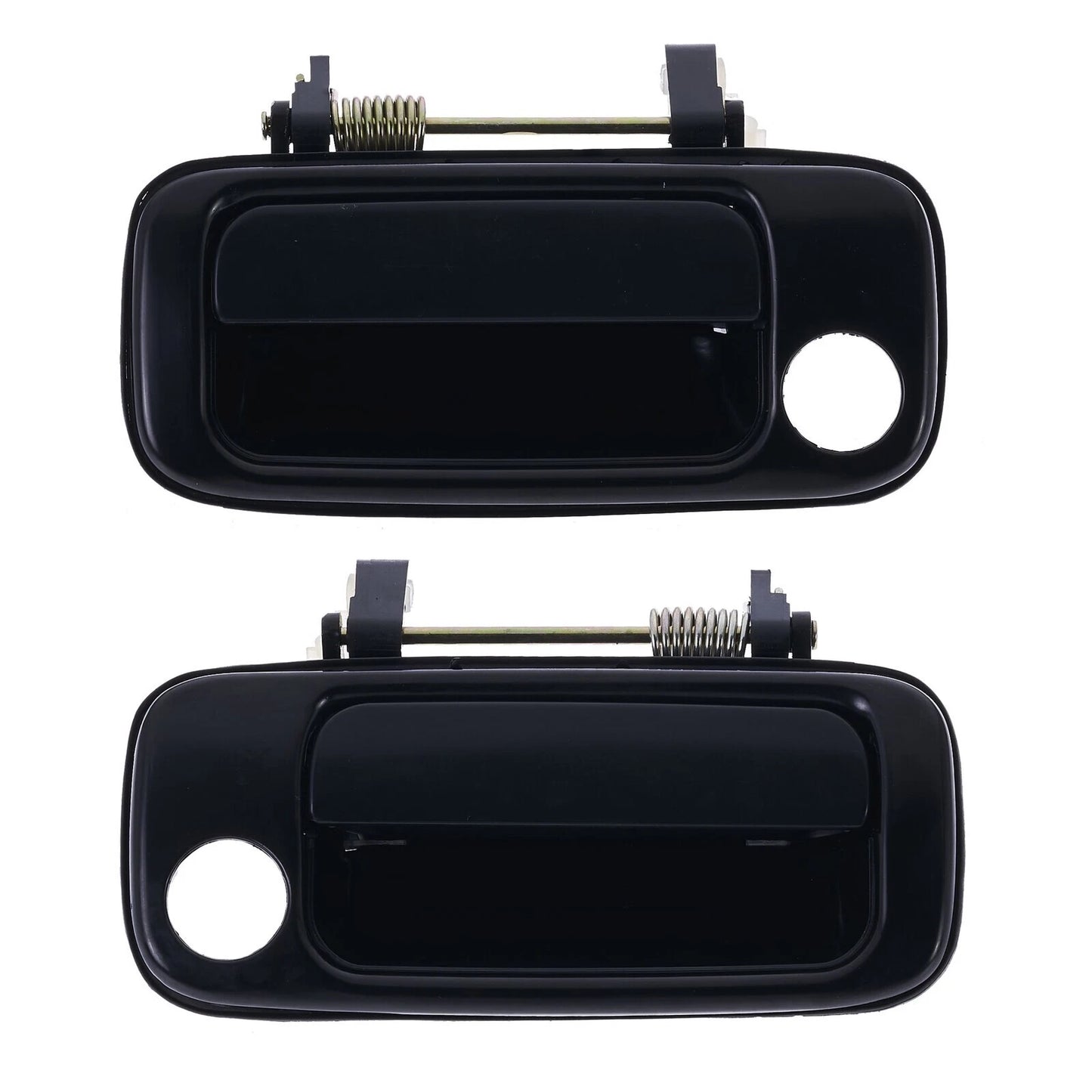 2 x Front LH/RH Outer Door Handle Black for Toyota Landcruiser J80 (1990–1998)