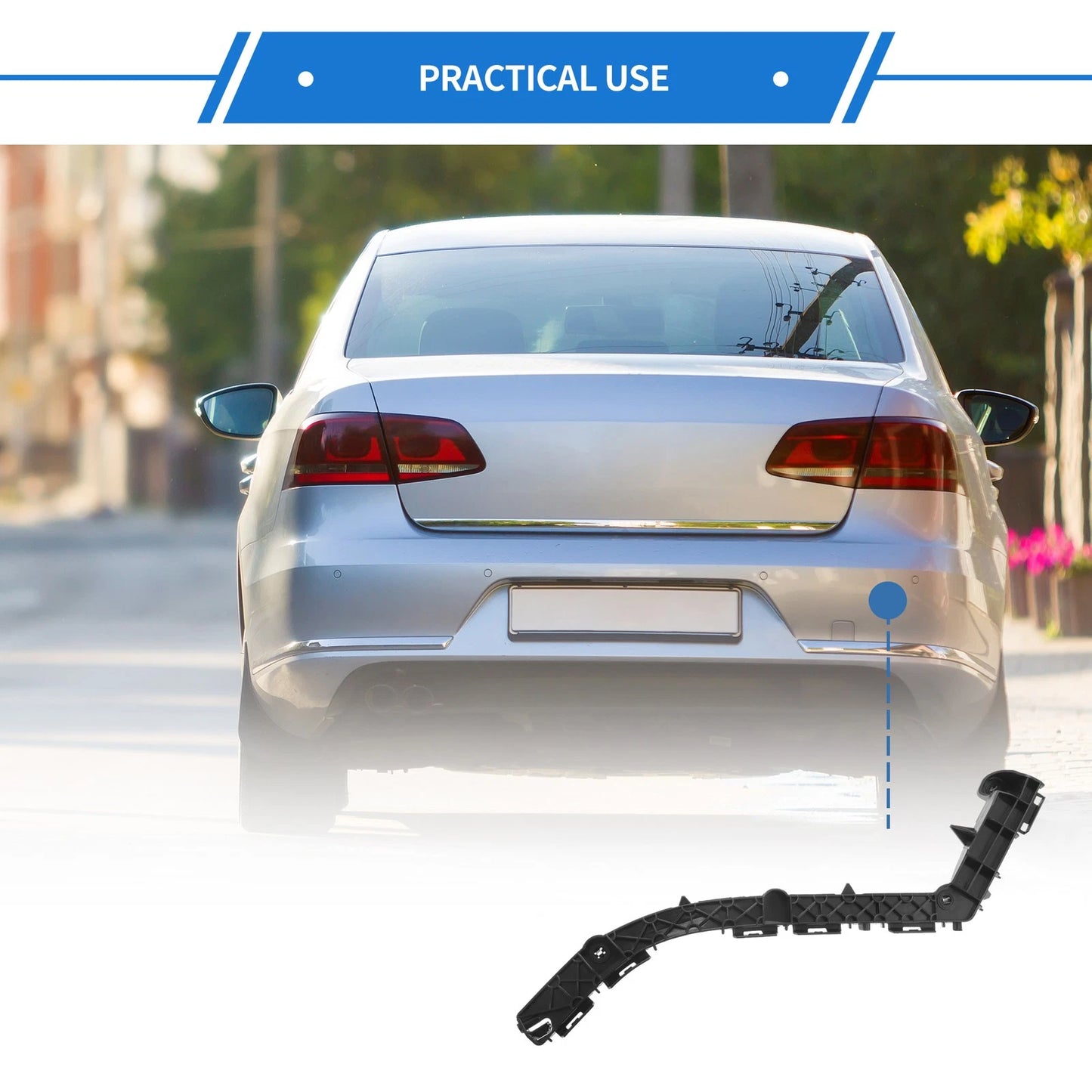 Right Rear Bumper Retainer Bracket for Toyota Land Cruiser Prado (2003-2009)