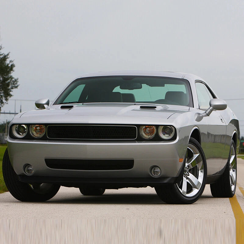 Carbon Fiber Steering Wheel Button Cover Trim for Dodge Challenger (2008-2010)