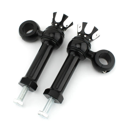 Front Handle Bar Riser Clamps Kit for Harley (Universal Fit)