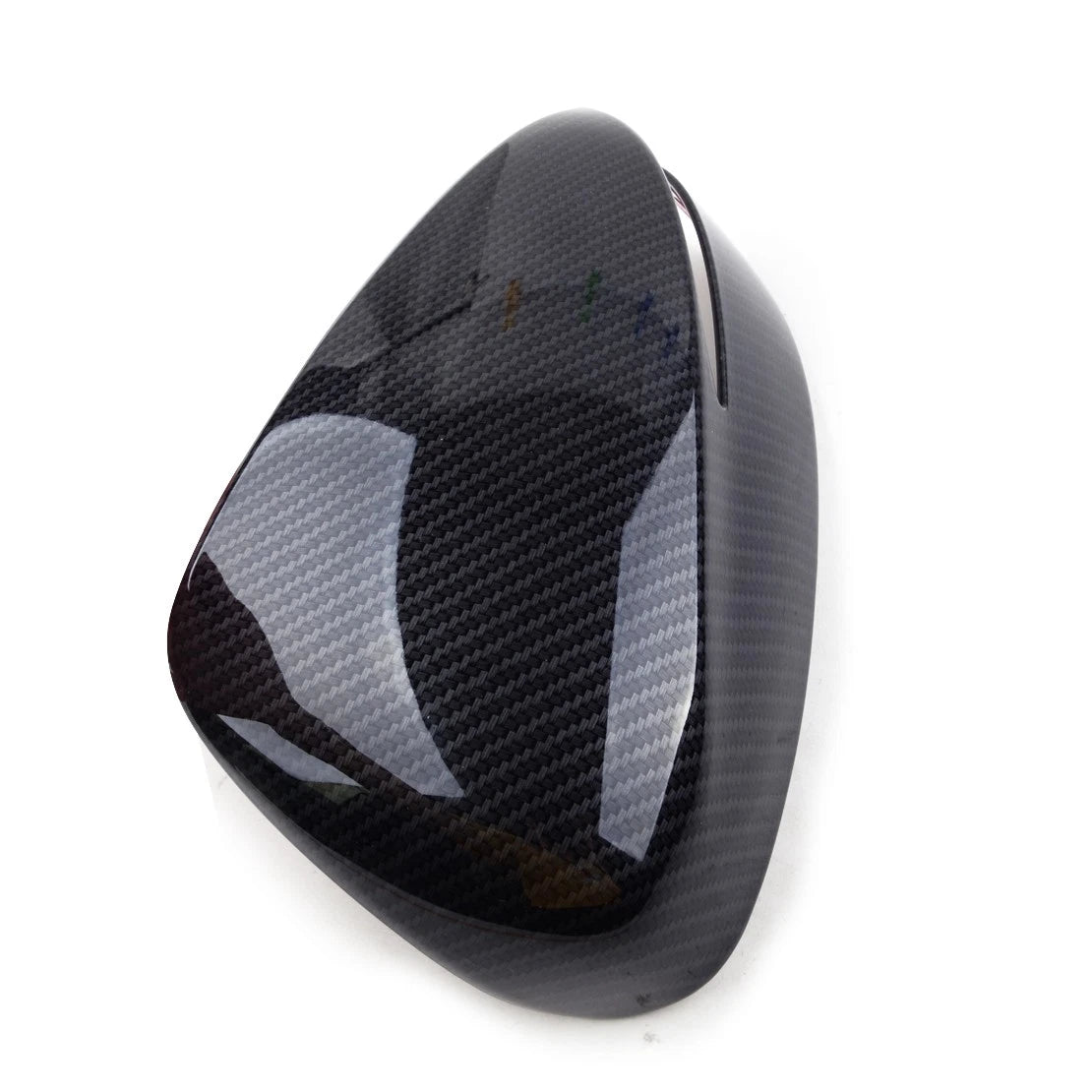 Carbon Fiber Style Mirror Cap Covers L+R for Mazda CX-5, CX-4, CX-3 (2012-2023)