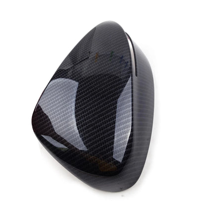 Carbon Fiber Style Mirror Cap Covers L+R for Mazda CX-5, CX-4, CX-3 (2012-2023)