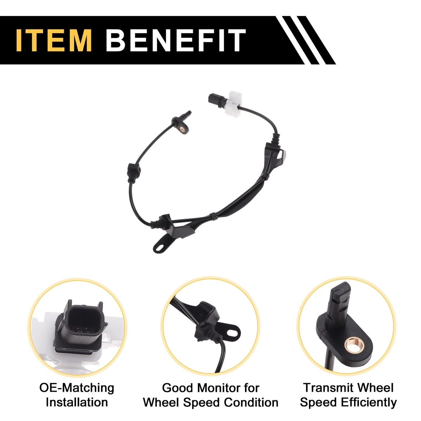 ABS Wheel Speed Sensor for Honda Jade (2015-2020) 1 x Rear Right Sensor