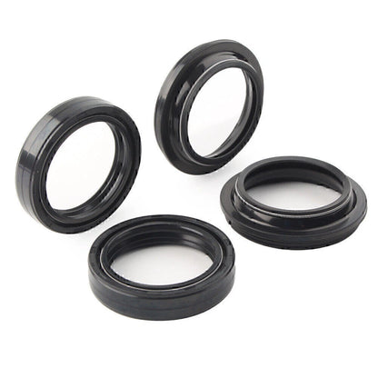4 x Black 43x55mm Motorcycle Front Fork Damper Shock Absorber Seal