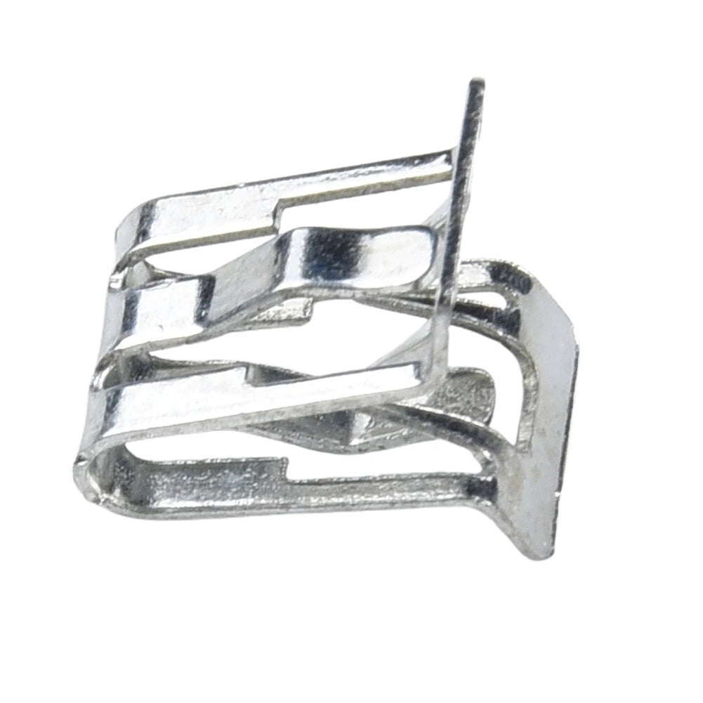25Pc Set / 1/2 x 5/8 / Metal Fastener Clips for Car Retainer Moulding