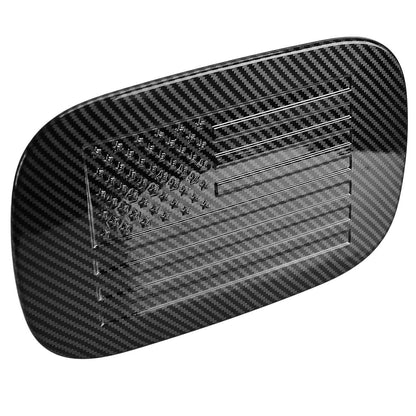 Carbon Fiber Look Fuel Tank Gas Door Cover for Dodge Durango (2011-2021)