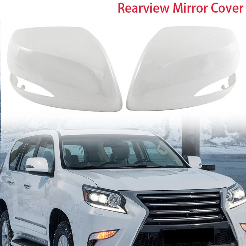 Rearview Mirror Cover Caps for Lexus GX460 LX570 2010-2023 2015-2021 (2x)